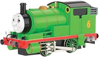 Bachmann Trains - THOMAS & FRIENDS PERCY THE SMALL ENGINE w/Moving Eyes - HO Scale,unisex-children, Black, 0.5 Liters