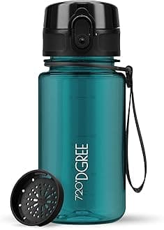 720°DGREE Water Bottle “uberBottle“ +Sieve - 350ml, 500ml, 650ml, 1L, 1.5l - BPA-Free Tritan, Leakproof, Reusable Drinking Bottle - Sports Bottle for Gym, Fitness, Kids, Bike, Travel, School, Office