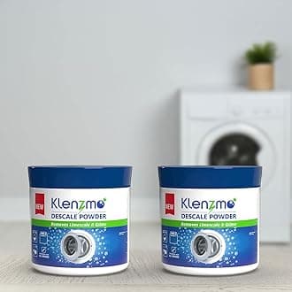 Klenzmo Washing Machine Cleaner and Descaler | Limescale Remover | Descaler for all Front and Top Load Washing Machines | For Cleaning Inside Tube and Drum | Pack of 2 | 300 GM Each