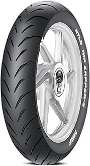 MRF Zapper-S 20894120 130/70 R17 62P Tubeless Bike Tyre, Rear (Black)