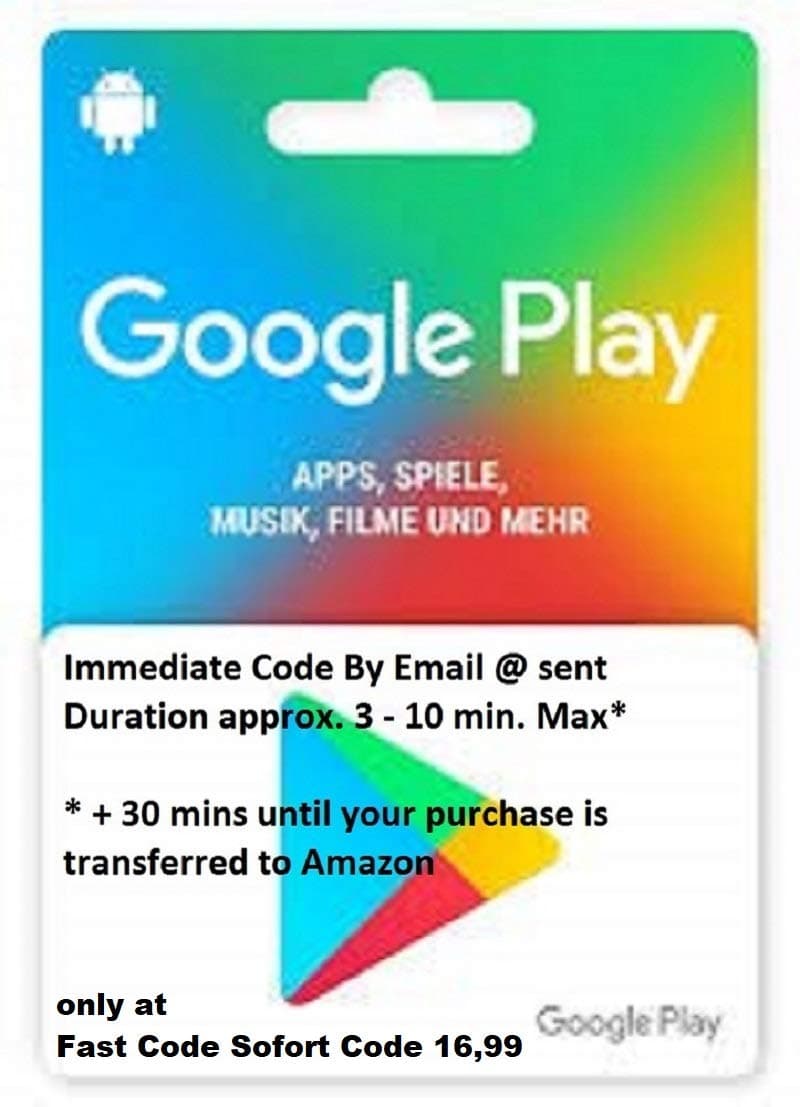 Google Play Credit 15 €