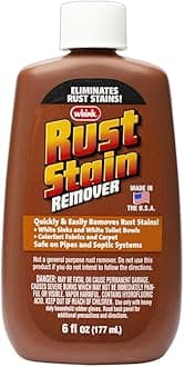 Rust-Oleum Whink 1261 Liquid Rust Stain Remover, 6 Oz, 6 Fl Oz, white, Unscented