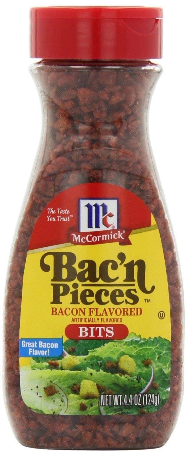 McCormick, Bac'n Pieces, Bacon Bits, 4.4 oz Container (Pack of 3)