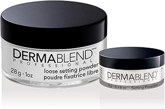 Dermablend Loose Setting Powder Makeup Gift Set, Translucent Powder Kit for Face Makeup, Mattifying Finish and Shine Control, Dermatologist Recommended, Original Translucent Gift Set