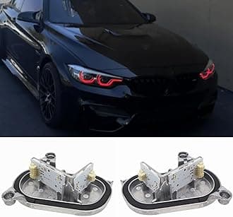Yellow DRL Modules For 2018-2020 B-MW F80 M3 F32 F82 M4 F36 LCI 425d 430d 430dX 430i 430iX 435dX 440i 440iX Adaptive Headlight, Angel Eye, 63117493229, 63117493230 (Red)