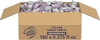Coffee-mate Coffee Creamer, Italian Sweet Creme Liquid Singles (Pack of 180) by Coffee-mate