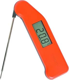 ETI SuperFast Thermapen 3 Classic Food Thermometer (Orange) - Digital Instant Read Meat Thermometer for Kitchen, Food Cooking, Grill, BBQ, Smoker, Candy, Home Brewing, Coffee, and Oil Deep Frying