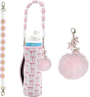 SLEILINUpgrade Your Hydration Experience with Cirkul Accessories: Sleek Cirkul Water Bottle Sleeve, Stylish Cirkul Charms, Durable Straps, Handy Bottle Handle & More