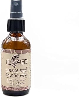 Taylors ELEVATED Muffin Mist – Natural Feminine Spray| 5 Scents | Yoni Oil | Vegan | Herbal Infused Oil helps Soothe Vaginal Dryness, Itch, Soreness, Odor | Feminine Hygiene | Postpartum (Unscented)