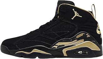 MVP Men's Basketball Shoes in Black/Metallic Gold
