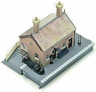 R8001 OO Gauge Waiting Room - Model Railway Accessories, Miniature Diorama Scenery for Hornby Train Sets - Lifelike Train Waiting Room Model - Scale 1:76