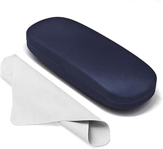 Glasses Case Hard Shell - PU Leather Eyeglass Case Eyeglasses Case for Sunglasses Eye Glasses Case