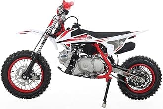 X-PRO X12 110cc Dirt Bike Automatic Transmission Electric Start Gas Dirt Bike Pit Bikes Youth Dirt Pitbike,12"/10" Tires!