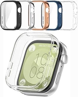 Protective Watch Case Screen Protector Compatible with Huawei Watch FIT 3,TPU HD Ultra-Thin Watch Cover (5 Packs)