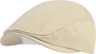 Newsboy Cap for Men 100% Cotton Mens Flat Hats Newsies Hat Classic Irish Gatsby Ivy Cabbie Golf Hats