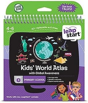 LeapFrog LeapStart Kindergarten Activity Book: Kids' World Atlas and Global Awareness