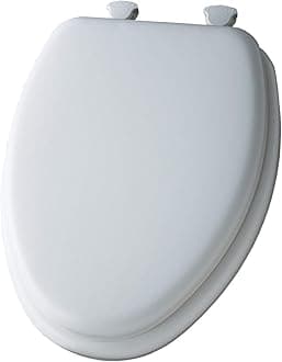 Mayfair 113EC000 White Elongated Deluxe Soft Toilet Seat