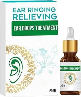 Organic Ear Ringing Remedy Drops,Ear Drops to Help Stop Ringing in The Ears,Tinnitus Relief,Noises in Ears,Pain,and Discomfort,Relieves Ear Aches,Swimmer's Ear (1pcs)