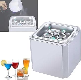 Glass Chiller,with LED Light,CO2 Glass Froster For Cups And Glasses,Instant Drink Chiller,for Bar, Restaurant, Kitchen