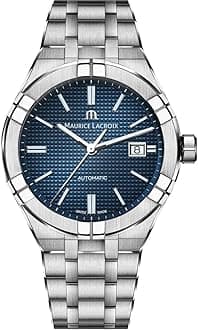 Maurice Lacroix Men's Aikon Automatic Blue/Silver 42 mm Analog Watch