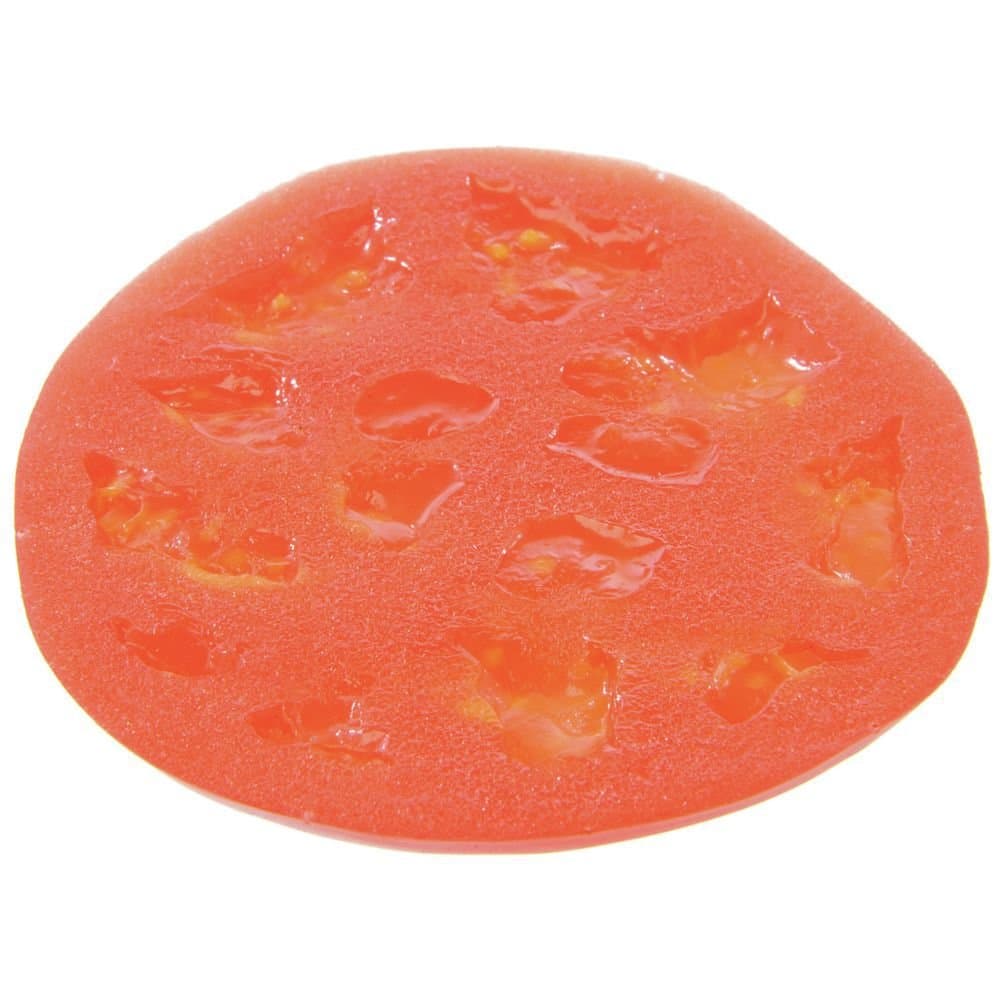 Artificial Tomato Slice Red Plastic - 3 1/2"Dia