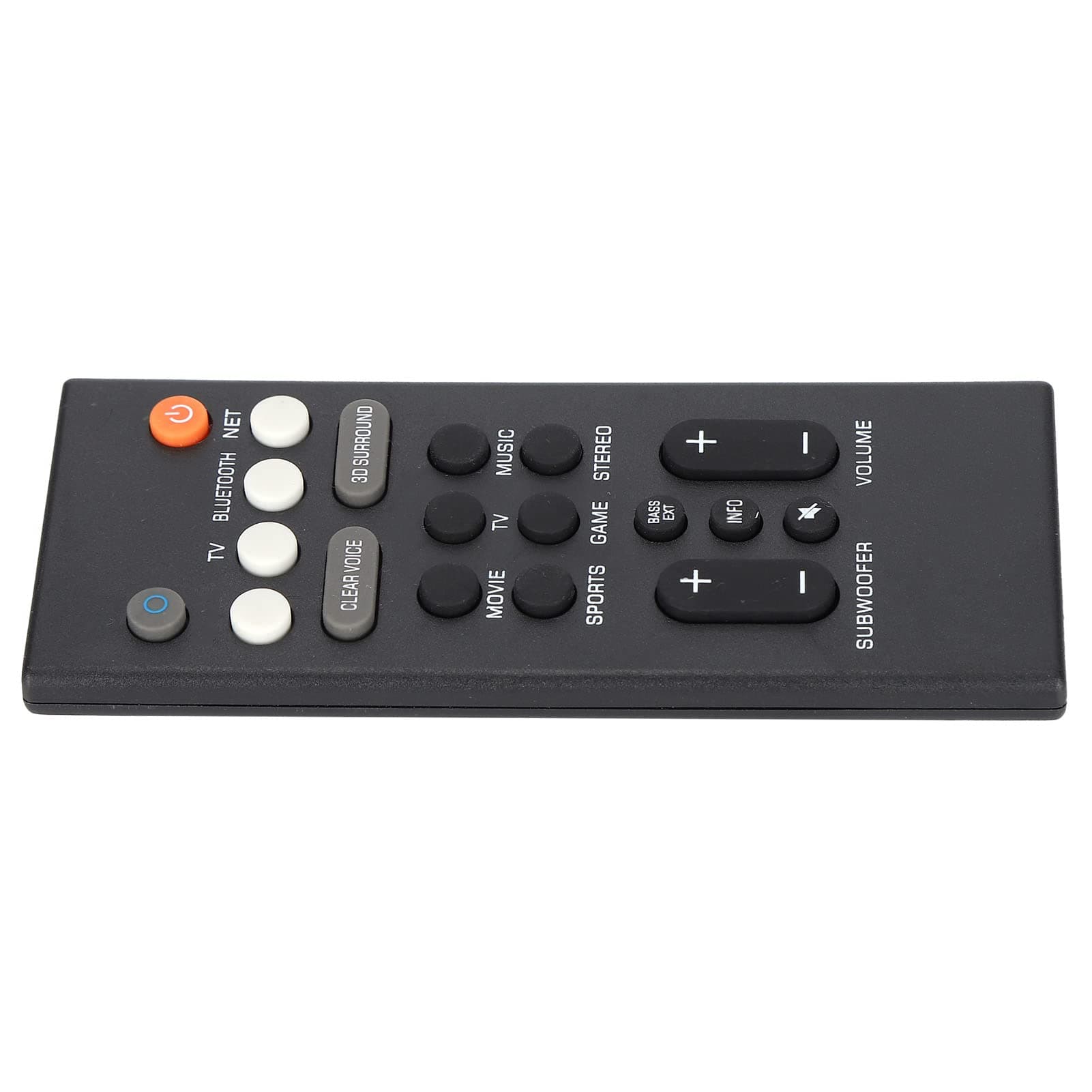 Universal Remote Control, Universal Remote ABS Remote Control With a Maximum Control Distance of Approximately 10 Meters Mando for YAS-209 and YAS-109 Speaker
