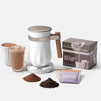 Hotel Chocolat - The Velvetiser System - in-Home Hot & Cold Drinking Chocolate Machine - Barista-Grade Drinking Chocolate Maker - Chalk Edition - Ideal for Gifts