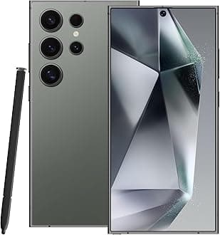 I24 Ultra Android Phone | Unlocked Phones | 8+256GB Unlocked Smartphone | Super Fast Charging | 13MP+50MP Camera | 5G Cell Phone | US Version | Dual SIM | GPS(Forest Green)