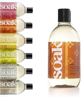 Soak Laundry Soap – No Rinse, Plant Derived Hand Wash Detergent - 375 ml / 12 fl. oz, 75+ Washes (Yuzu)