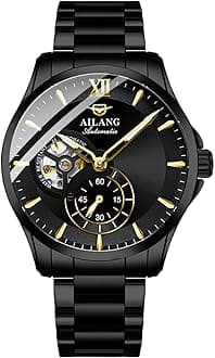 Ailang Series Men's Automatic Mechanical Watch with Steel Band