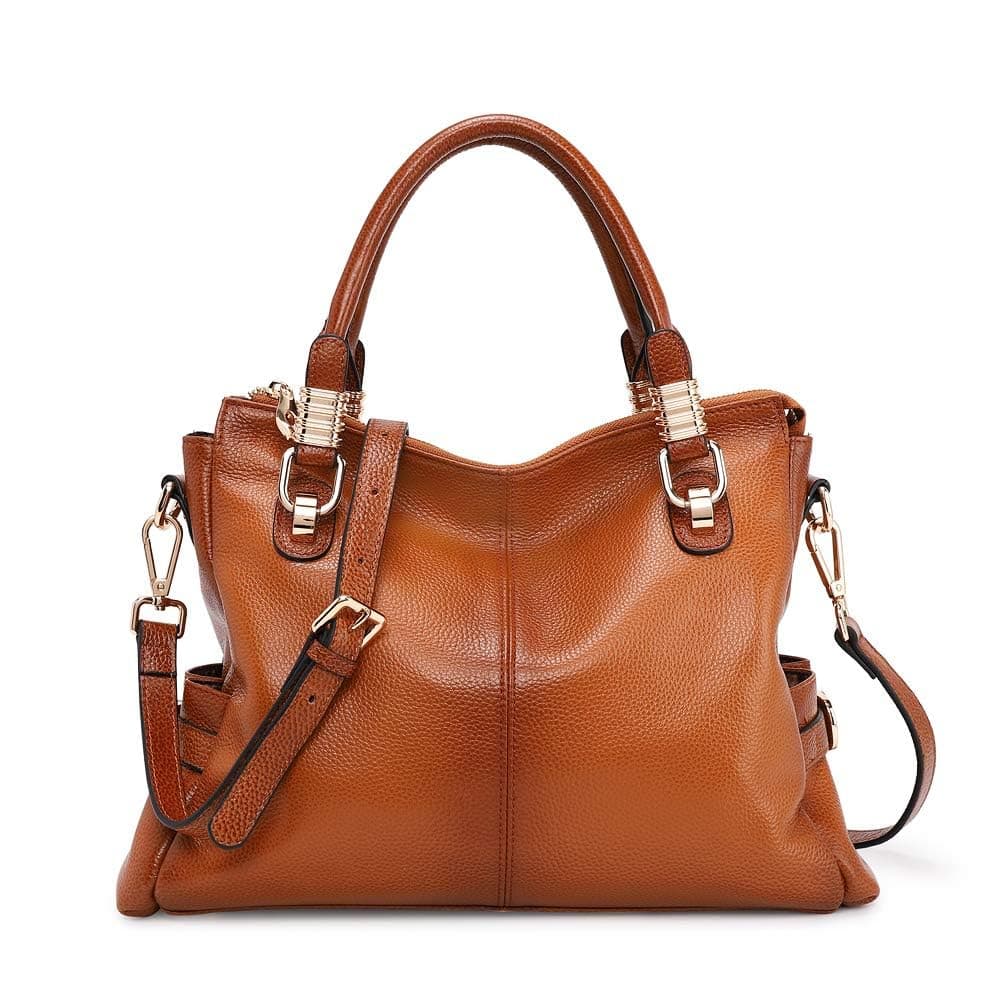 Soft Women Genuine Leather Purses and Handbags Satchel Tote Shoulder Bag