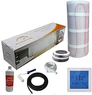 Electric Underfloor Yellow Box Heating kit 150w - 17.0m2 - White Touch Thermostat