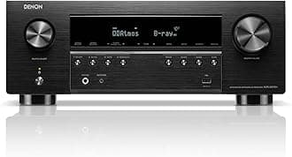 AVR-S970H 8K Ultra HD 7.2 Channel (90Watt X 7) AV Receiver 2020 Model - Built for Gaming, Music Streaming, 3D Audio & Video, Alexa + HEOS, Black