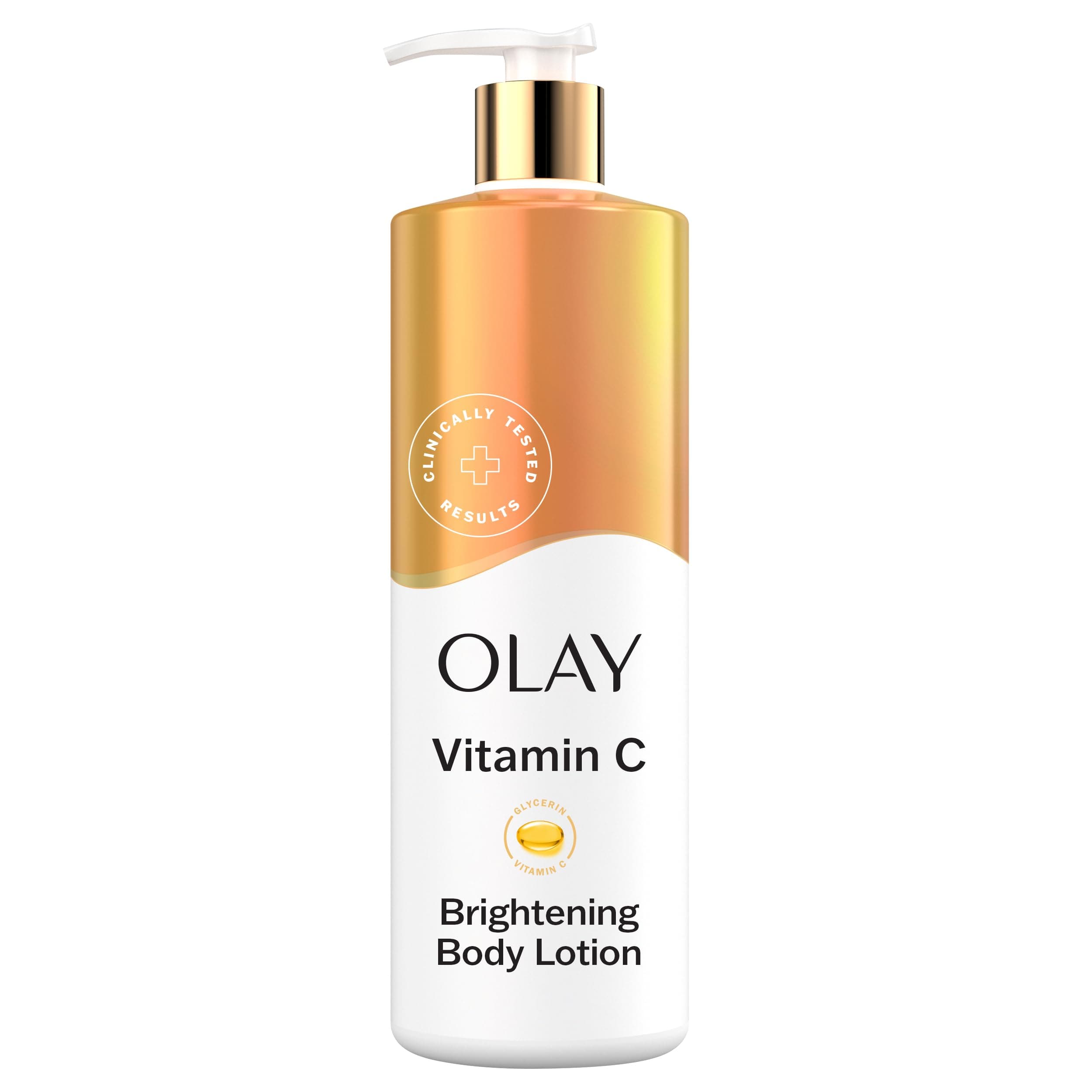 Olay Brightening Body Lotion for Women with Vitamin C, 24hr Moisturizing, Vitamin E & Vitamin B3 Complex, Fast Absorbing Formula, 17 fl oz