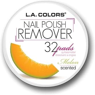 L.A. COLORS Nail Polish Remover, Melon Scent CNR965