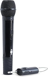 Singing Machine SMM-107 Karaoke Wireless Microphone (Black)