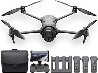 DJI Mavic 4 Pro Drone, 512GB Creator Combo (DJI RC Pro 2 Included) 100 Million Pixels 4/3 CMOS 3 Eye Camera Drone with Hasselblad Camera Up to 51 Minute Flight Time (3 Batteries) with Charging Hub