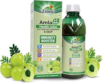 Pure Amla Juice | Source of Natural Vitamin C | Traditional Indian Gooseberry Beverage | Pure & Refreshing Drink | 33.81 Fl Oz (1Litre)