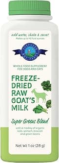 Freeze-Dried Raw Goat’s Milk Blends for Dogs & Cats