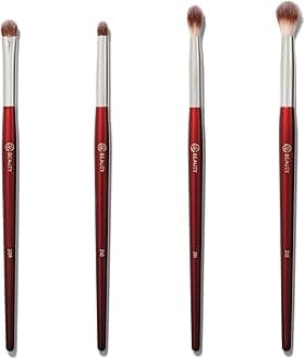 CORE LINE EXTENSION EYE SET (4PC) - Professional Eyeshadow Brush Set for Precise Makeup Placement & Blending | Premium Eye Makeup Brushes for Flawless Application