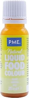 100% Natural Food Colour Liquid - Lemon Yellow (25ml)