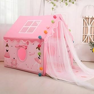 Gurukrupa International Light Weight Kids Play Tent House for 3-8 Year Old Kids Girls and Boys (9-Princess)