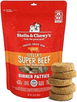Dog FD Stella's Super Beef Patties-14 oz