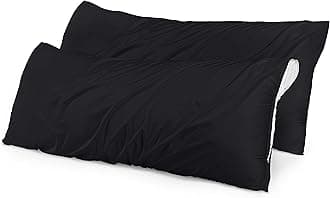 Utopia Bedding Waterproof Pillow Protectors Zippered Body Size (2 Pack, Black), Zippered Pillowcases, Bed Bug Proof Pillow Encasement Covers 20 x 54 Inches