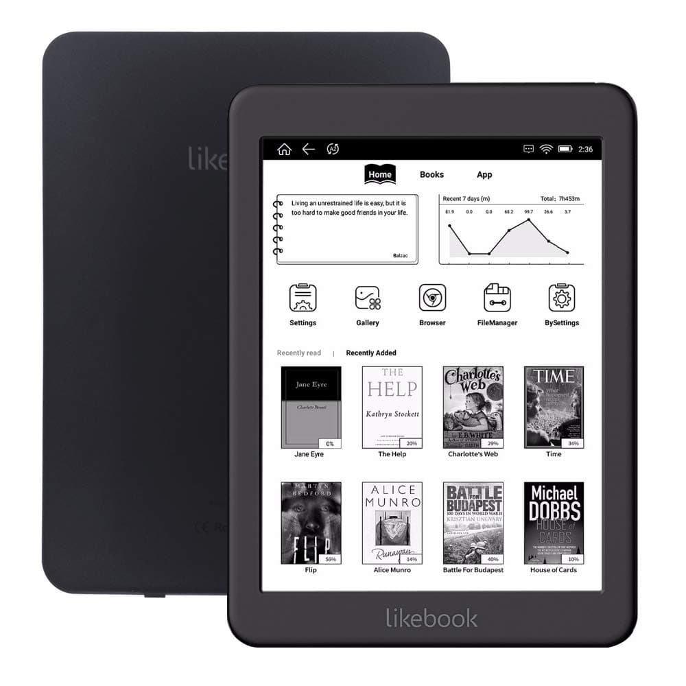 Mars eBook Reader 7.8 inch 300 PPI HD E-ink Screen Android 6.0 Octa Core Processor 2GB+16GB Support 128GB TF Card
