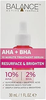 AHA 10% + BHA 2% Retexturising Serum - Deep Exfoliation for Brighter Skin, Smooths Texture, Dermatologically Tested, Gentle Yet Effective - 30ml