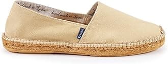 VISCATA Sitges Espadrille Canvas Spain Handmade Men's Shoes with Breathable Organic Cotton Canvas 100% Natural Jute Midsole and Durable Rubber Sole for All Casual Occasions
