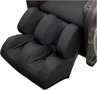 Black,lower body, Shiatsu Massage Chair Cover Fitted, Universal Stretch Portable Massage Chair Full Body Cover, Single Recliner Chair Removable Shield Dustproof Cover