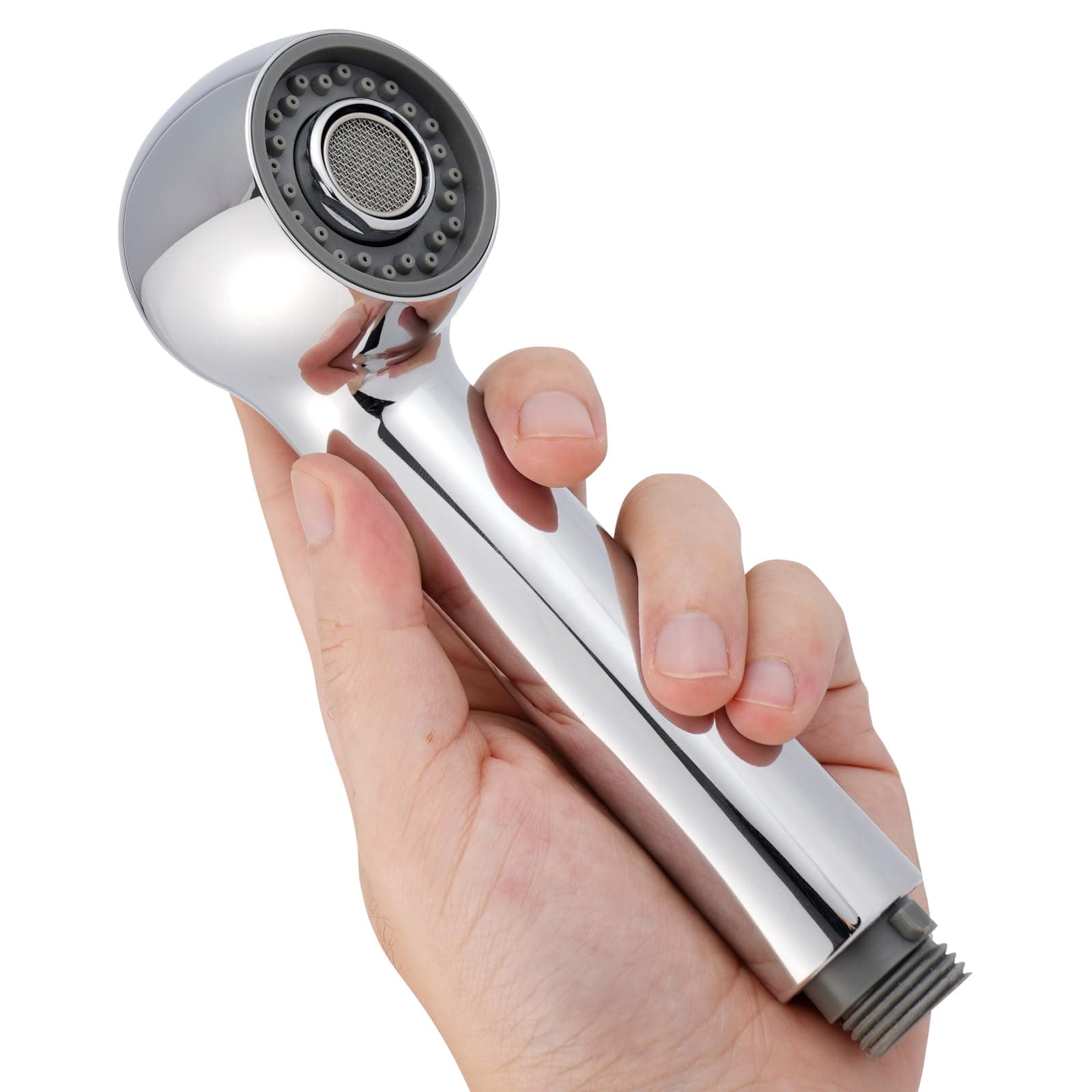 Hibbent Pulldown Kitchen Sink Faucets with Sprayer Head, Chrome 2 Function 2 in 1 Bathroom Tap Sprayer Head, Replacement Part