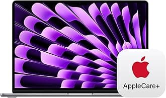 Apple 2024 MacBook Air 15-inch Laptop with M3 chip: Built for Apple Intelligence, 15.3-inch Liquid Retina Display, 16GB Unified Memory, 256GB SSD Storage; Space Gray with AppleCare+ (3 Years)